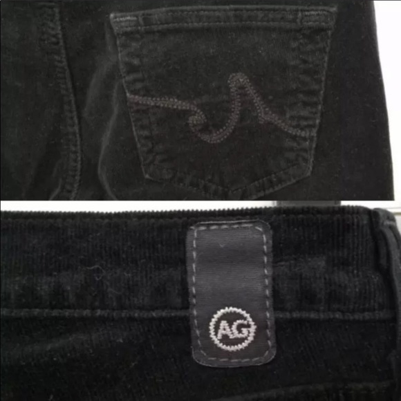 A/G stilt Black cigarette leg corduroy jeans 28 - Picture 7 of 7